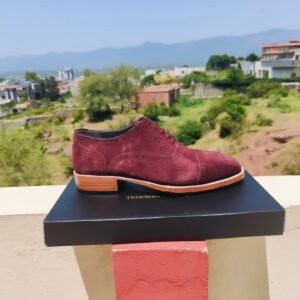 Brogue Oxfords OX-BO-014 – handmade leather shoes with Goodyear welt construction and double leather sole.