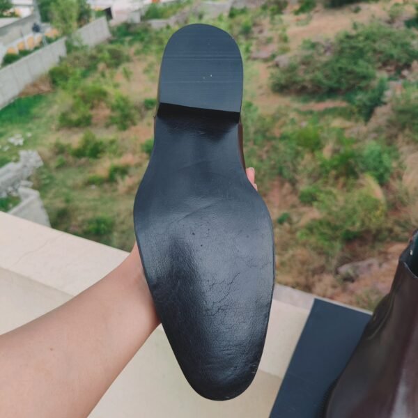 Handmade Brown Chelsea Boots for men – premium suede leather
