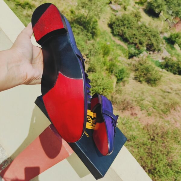 Indigo Gucci Buckle Loafers with leather sole options