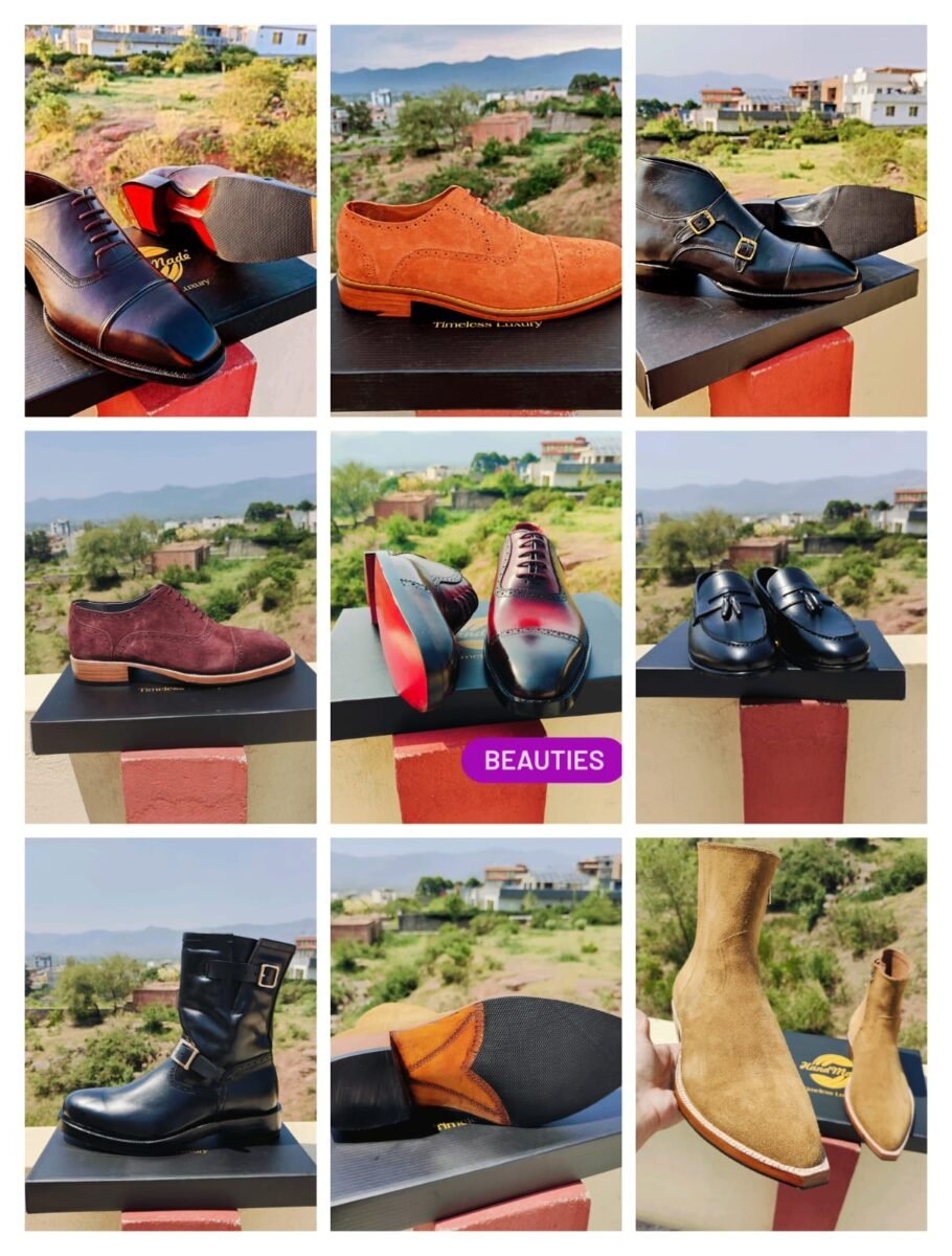 Handmade leather shoes for men – premium artisan footwear crafted from genuine leather