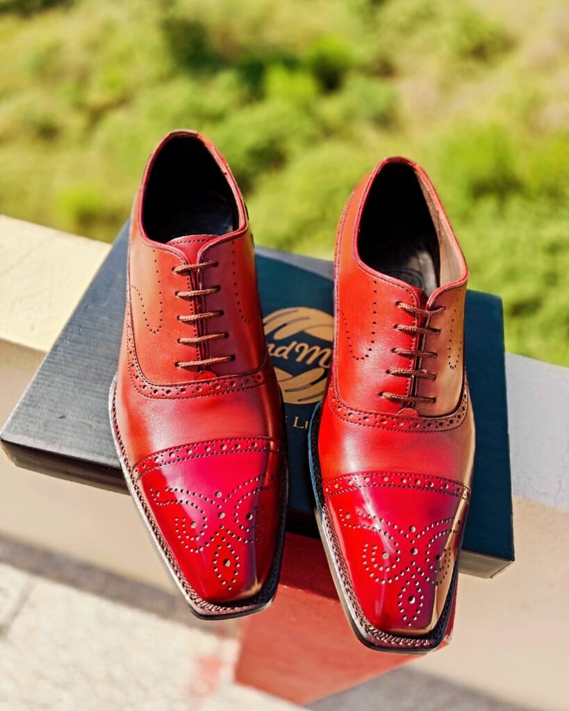 Handmade leather shoes for men – premium artisan footwear crafted from genuine leather