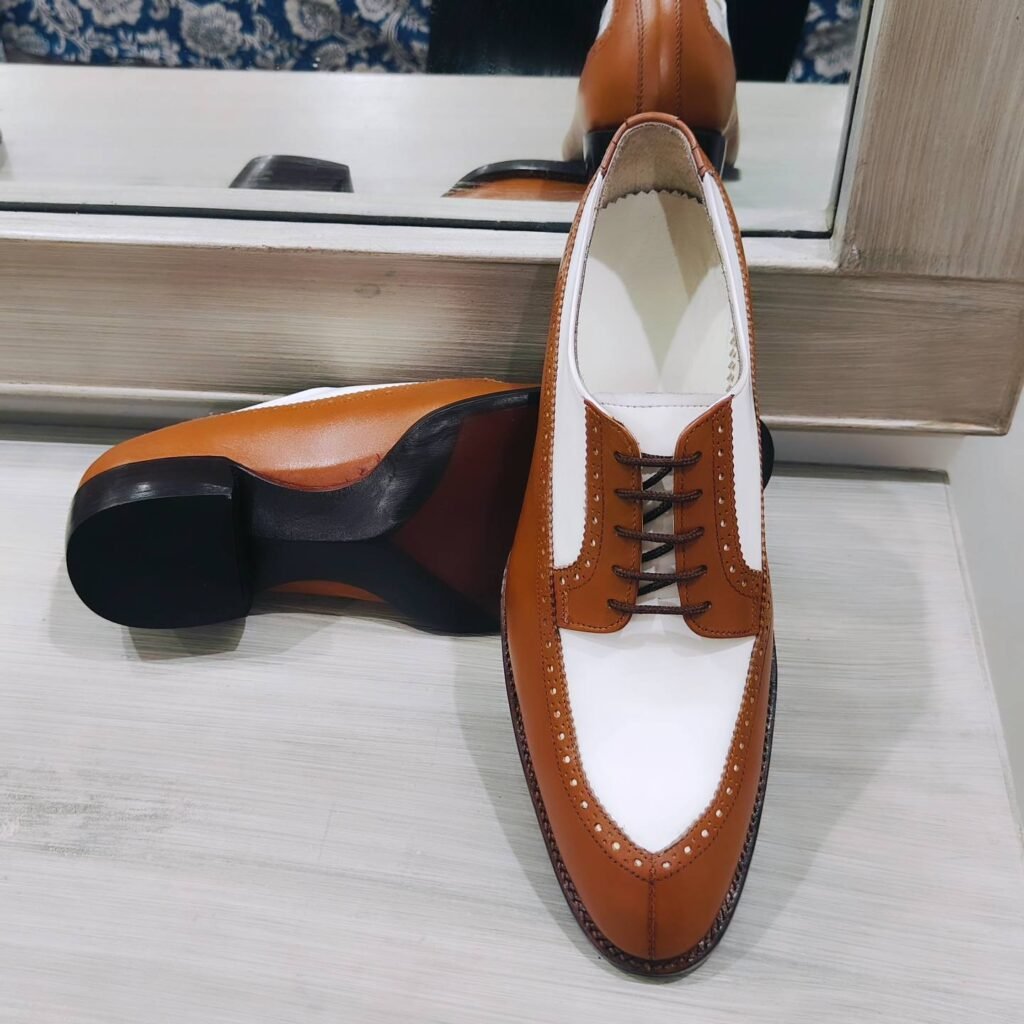 Handmade leather Derby shoes for men – classic artisan craftsmanship with premium finish