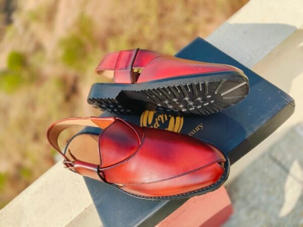 Handcrafted chapli for men with Vibram sole – CH-VS-004