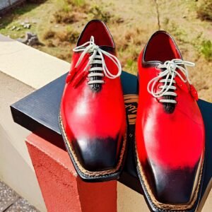 Wholecut Norwegian Oxford in premium leather with double leather sole – Goodyear welted – OX-WN-017