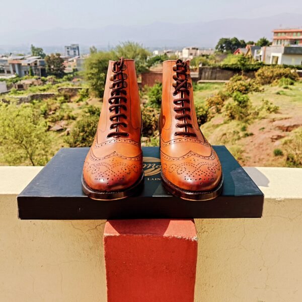 Wingtip Oxford Boots BT-WOB-003 - Image 5