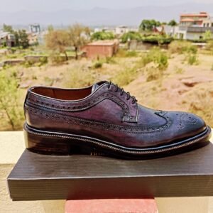 Men’s Derbys – classic leather derby shoes with open lacing – DB-001