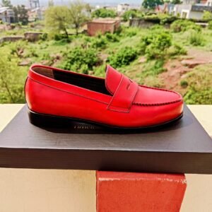 LF-PL-024 Penny Loafers for men – classic leather slip-on dress shoes