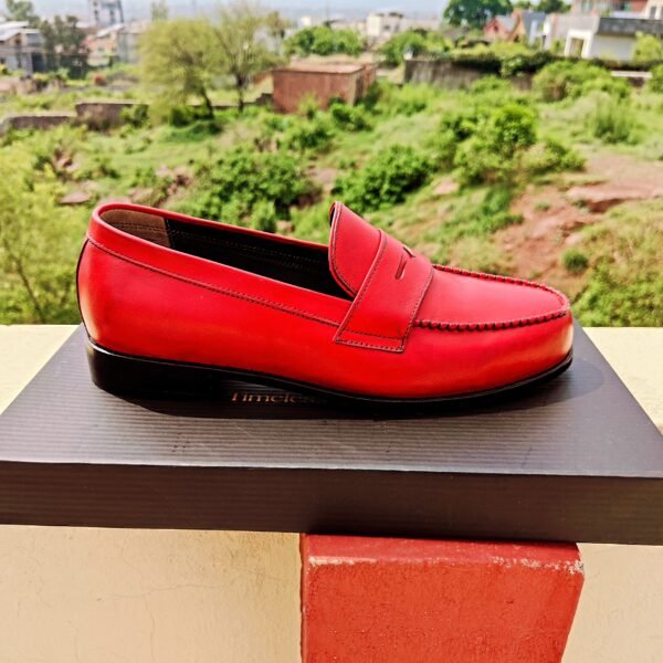 LF-PL-024 Penny Loafers for men – classic leather slip-on dress shoes