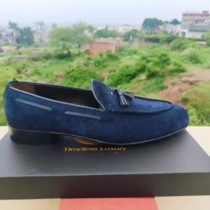 LF-TL-025 Tassel Loafers for men – leather slip-on dress shoes with tassel detailing